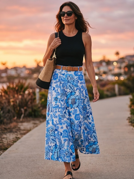 By Design Dresses & Skirts - By design cotton a line maxi size S NWT